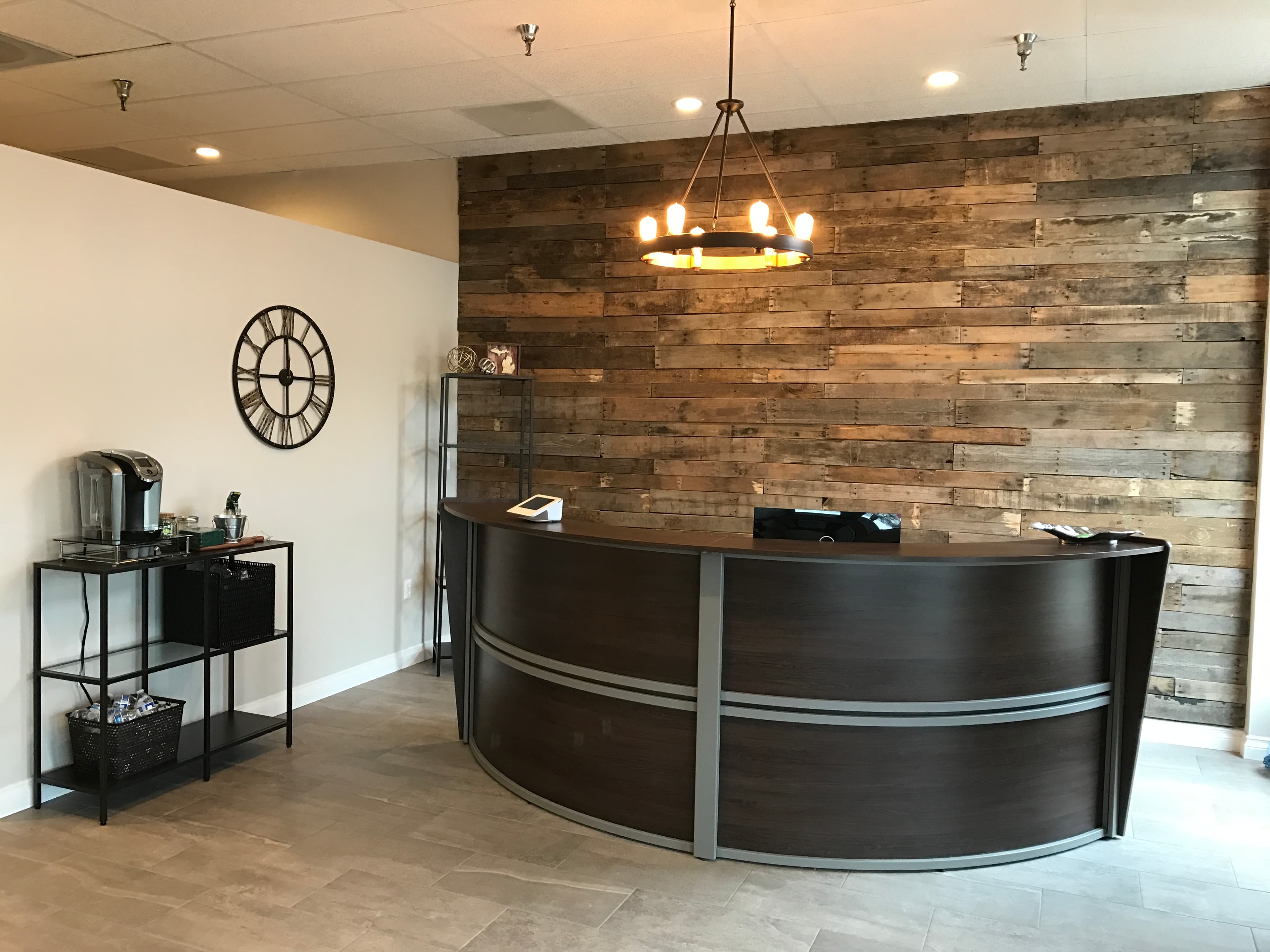 Front desk and reception